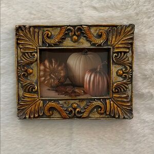 Ornate Gold and Bronze & Copper Decorative Picture Frame - Home Accents 5” X 4@